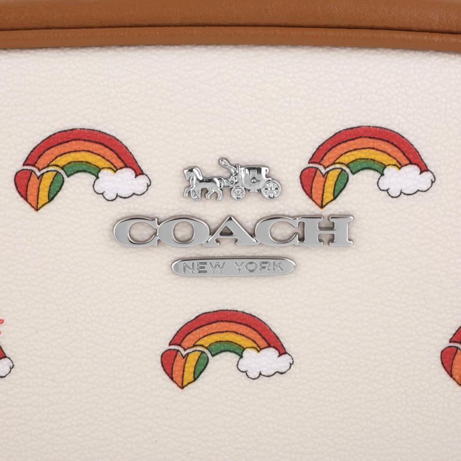 COACH コーチ ショルダーバッグ レインボープリント CJ647 SVCAH