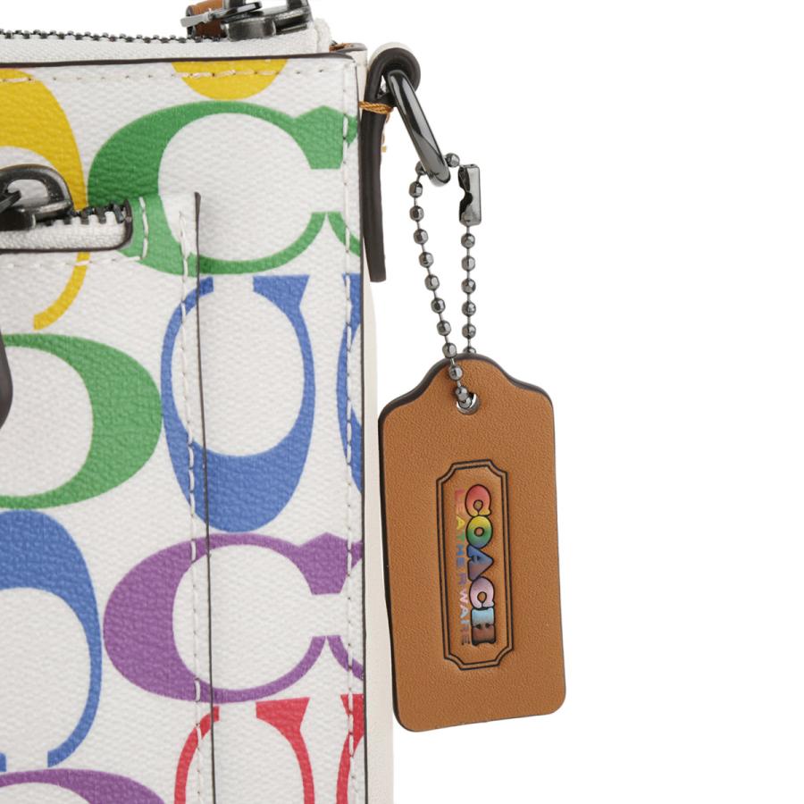 COACH コーチ ショルダーバッグ レインボー シグネチャー CJ673 COACH コーチ ショルダーバッグ レインボー シグネチャー CJ673