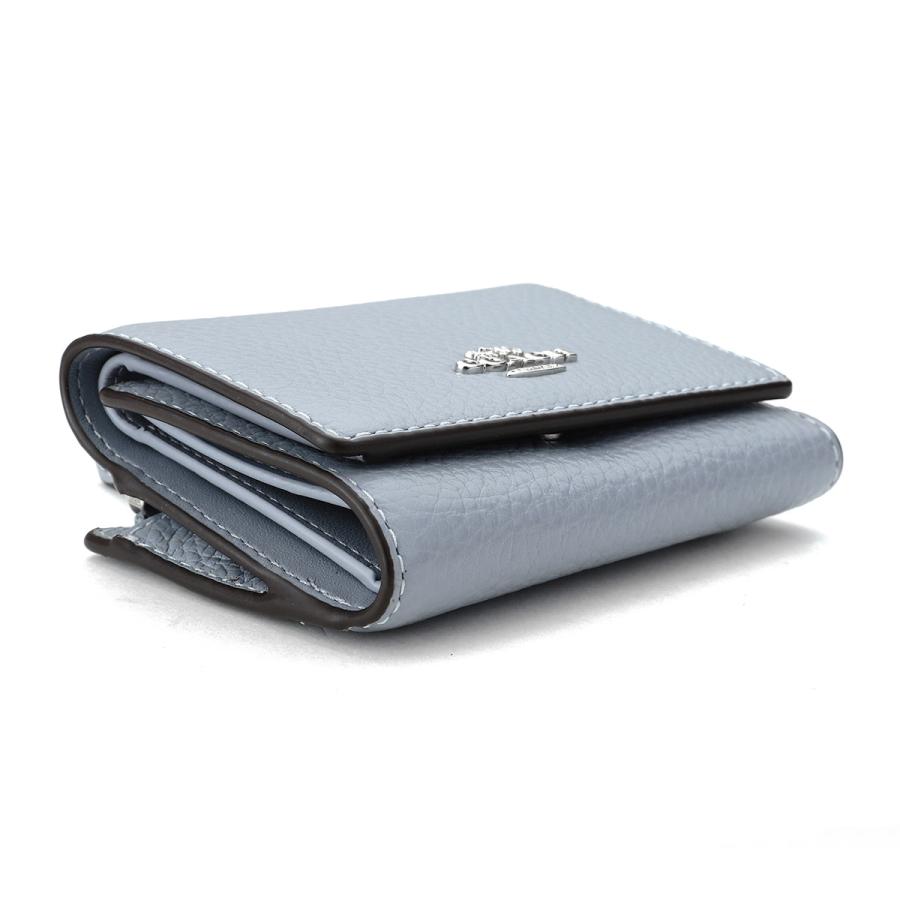 COACH（コーチ） 並行輸入 3つ折り財布 ぺブルドレザー CM238 SVW3K