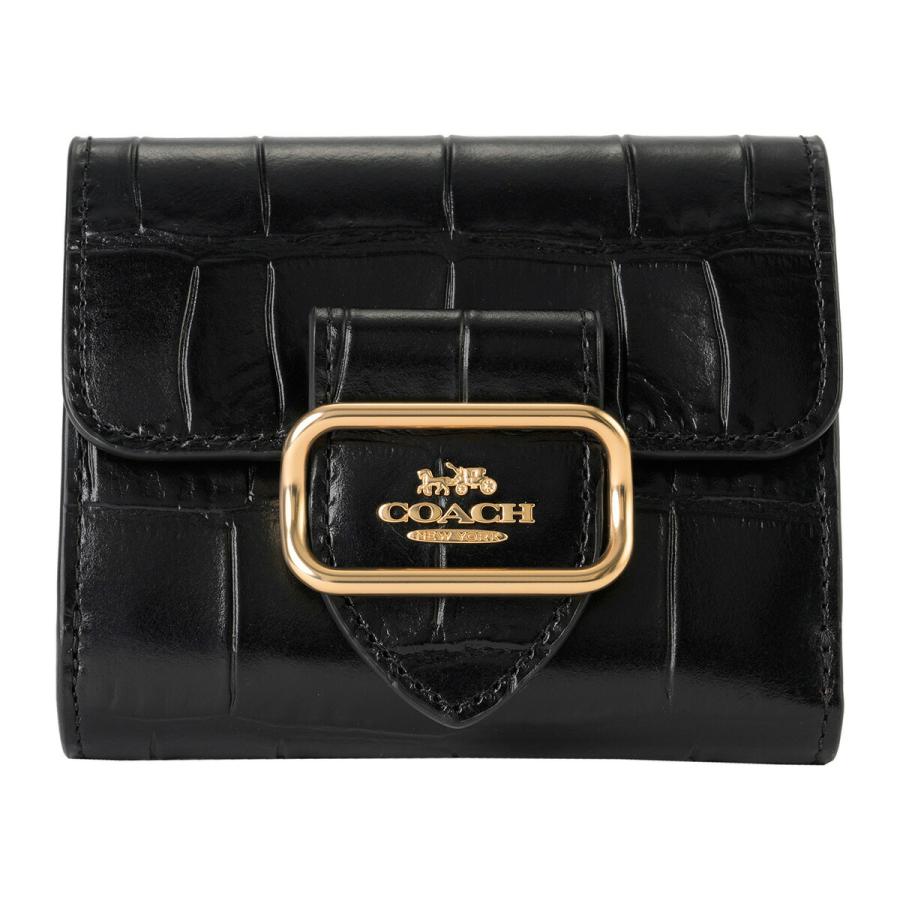 COACH コーチ 2つ折り財布 クロコダイル エンボスド レザー COACH コーチ 2つ折り財布 クロコダイル エンボスド レザー