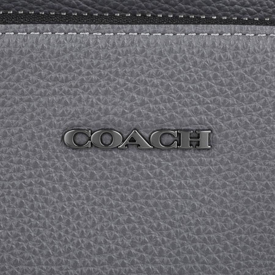 並行輸入 コーチ リュックサック COACH ぺブルドレザー CM697 QBGFメンズ グレー | COACH | 07