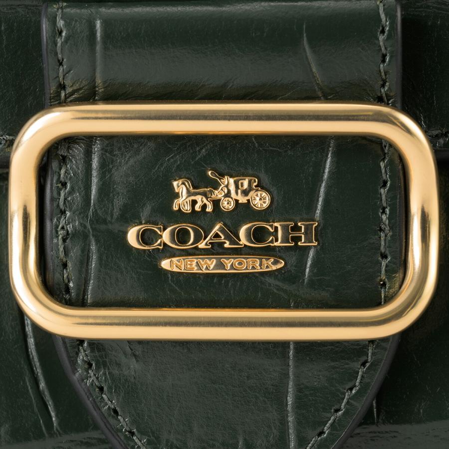 COACH コーチ　長財布　クロコダイル エンボスド レザー　ダークワイン COACH コーチ 長財布 クロコダイル エンボスド レザー ダークワイン