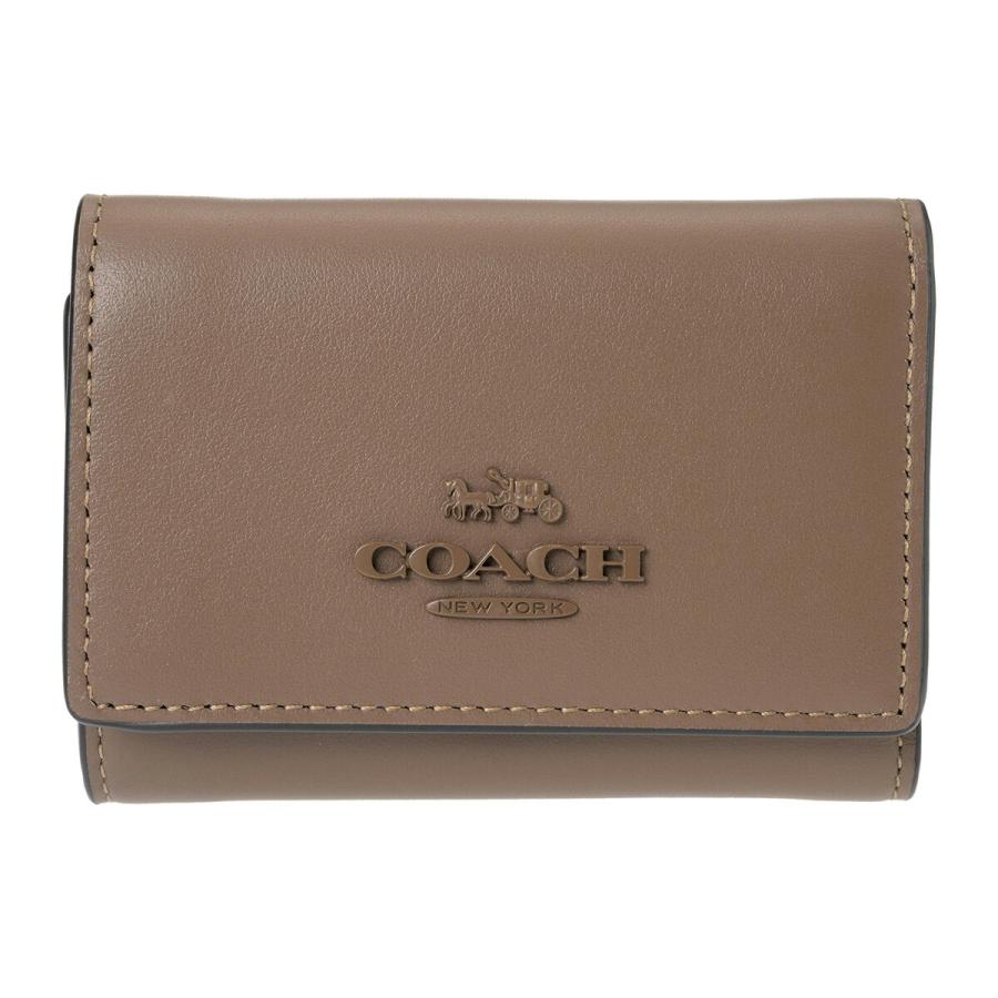 COACH（コーチ） 並行輸入 3つ折り財布 リファインドカーフレザー