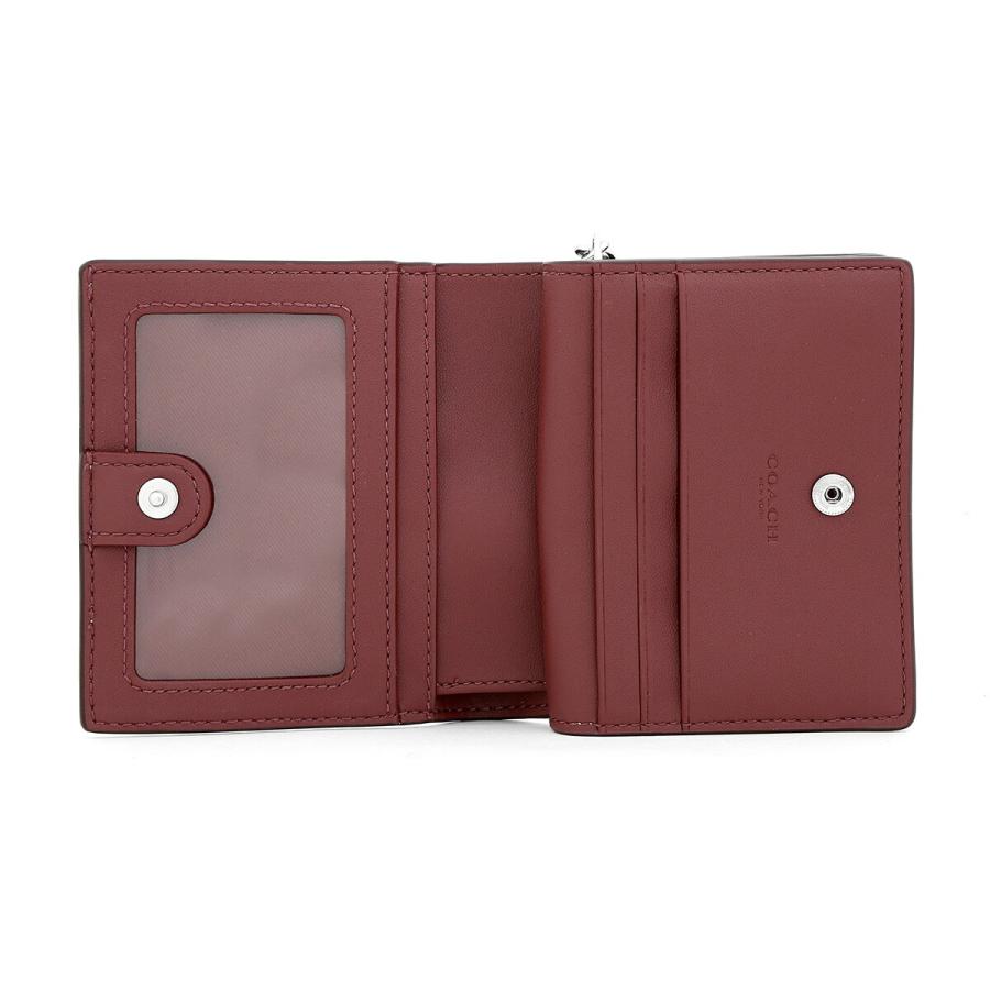 COACH 並行輸入 コーチ 2つ折り財布 ぺブルドレザー CP429 SVMP3