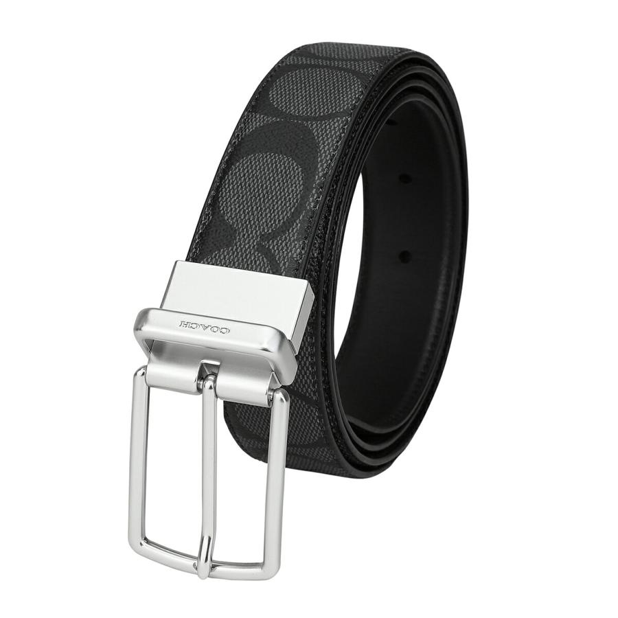 COACH（コーチ） 並行輸入 ベルト シグネチャー CQ016 CQBKメンズ