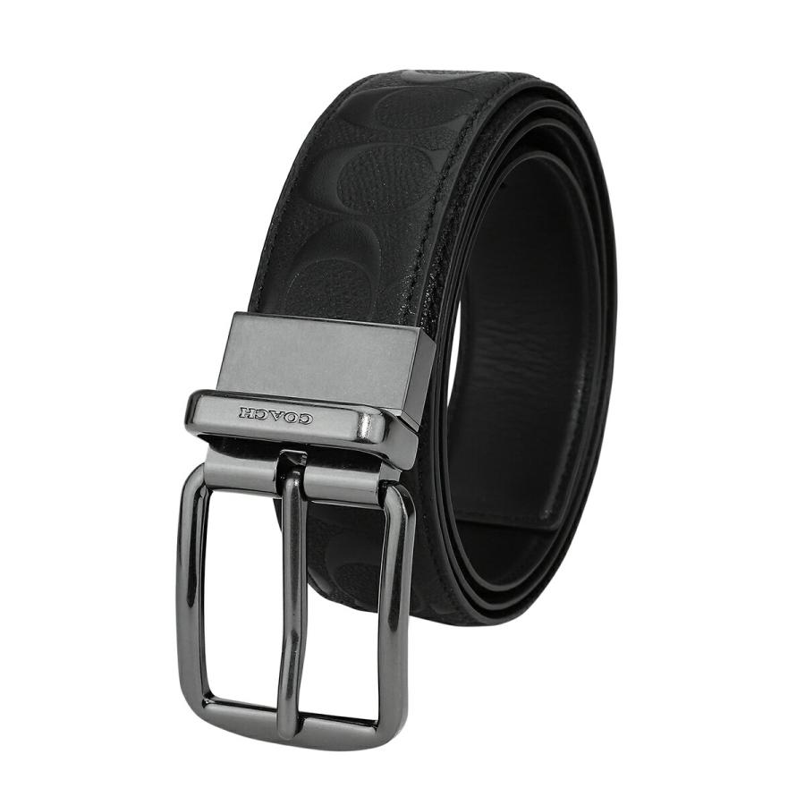 並行輸入 コーチ ベルト COACH シグネチャー CQ024 BLKメンズ ブラック | COACH | 01