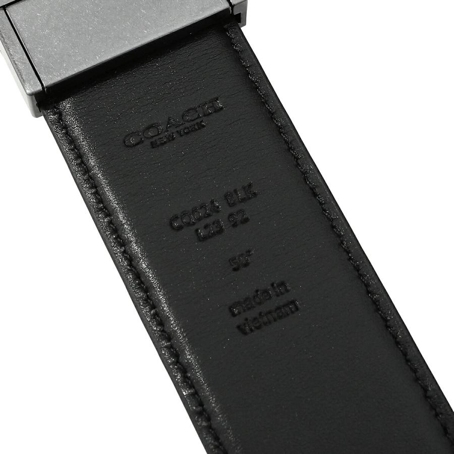 並行輸入 コーチ ベルト COACH シグネチャー CQ024 BLKメンズ ブラック | COACH | 04