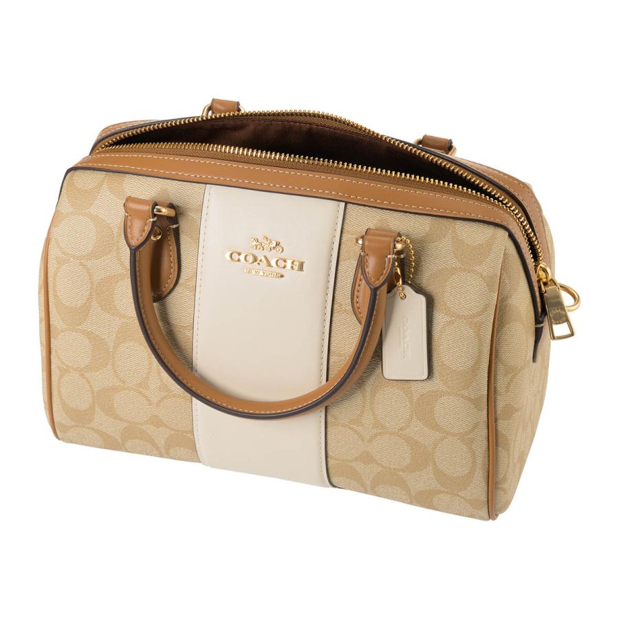 【美品】　コーチ　 ボディバッグ　PVC　シグネチャー　 ベージュ COACH コーチ 2047 シグネチャー ボディバッグ PVC レディース