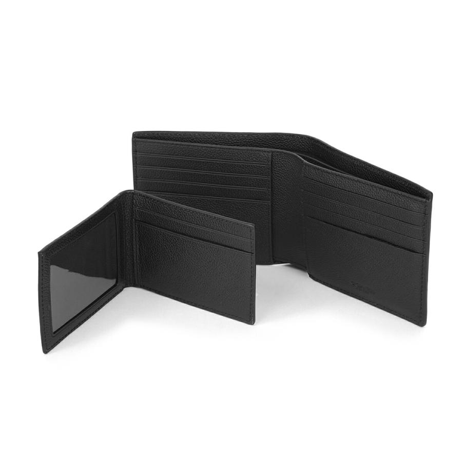 並行輸入 コーチ 2つ折り財布 COACH ぺブルドレザー CR911 BLKメンズ ブラック 黒 | COACH | 05