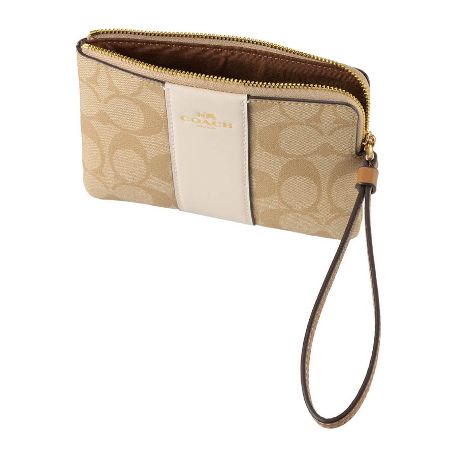 並行輸入 コーチ ポーチ COACH シグネチャー CR945 IMWQJレディース ベージュ | COACH | 04