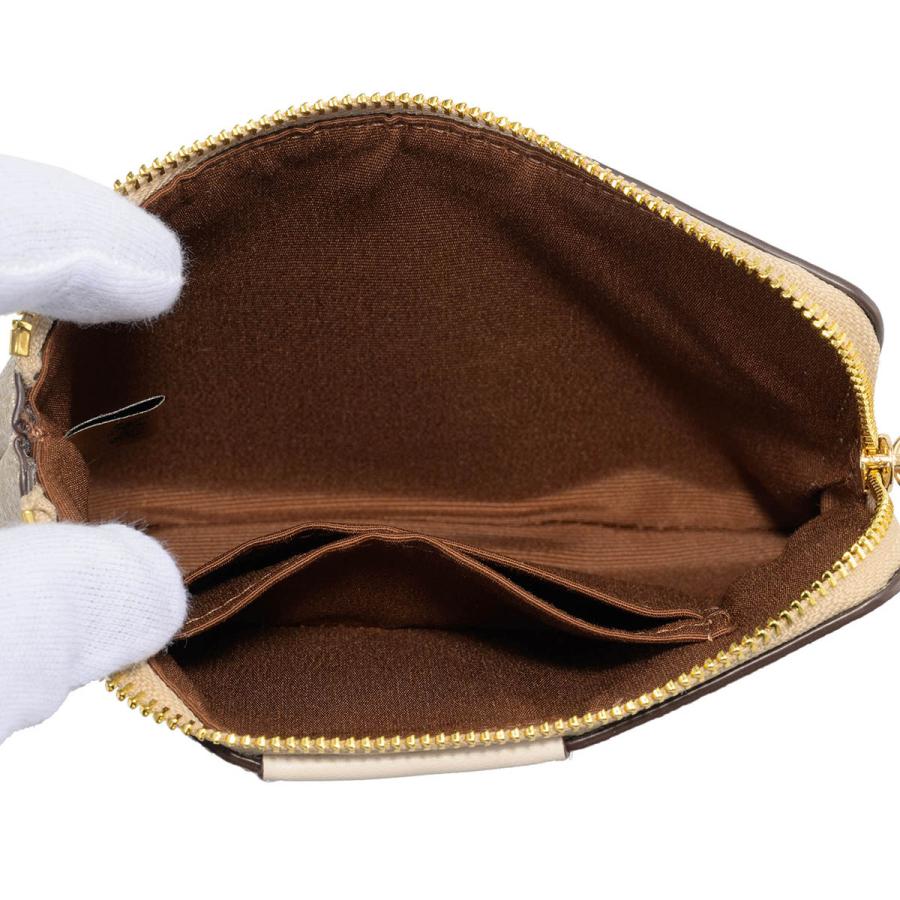 並行輸入 コーチ ポーチ COACH シグネチャー CR945 IMWQJレディース ベージュ | COACH | 05