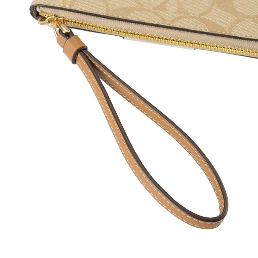 並行輸入 コーチ ポーチ COACH シグネチャー CR945 IMWQJレディース ベージュ | COACH | 07