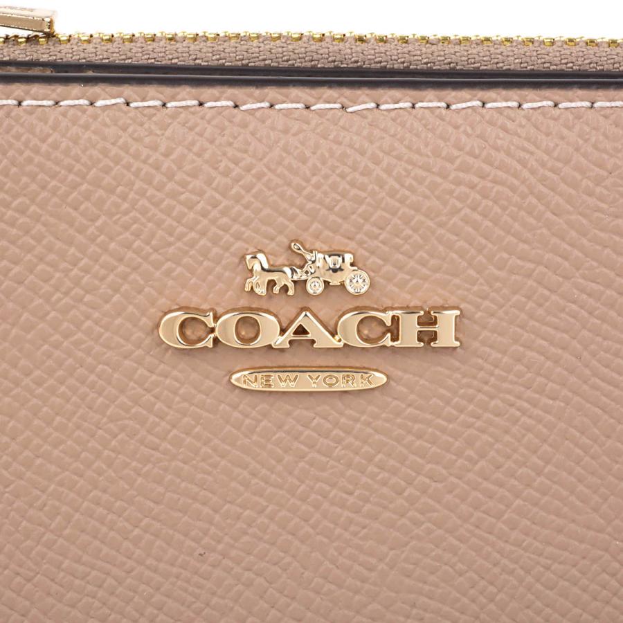 並行輸入 コーチ 2つ折り財布 COACH クロスグレイン CR983 IMTAUレディース ベージュ | COACH | 06