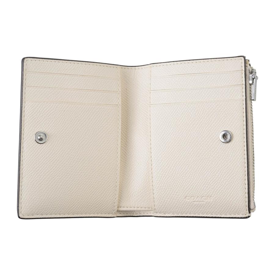 COACH 並行輸入 コーチ 2つ折り財布 クロスグレイン CR983 SVHA