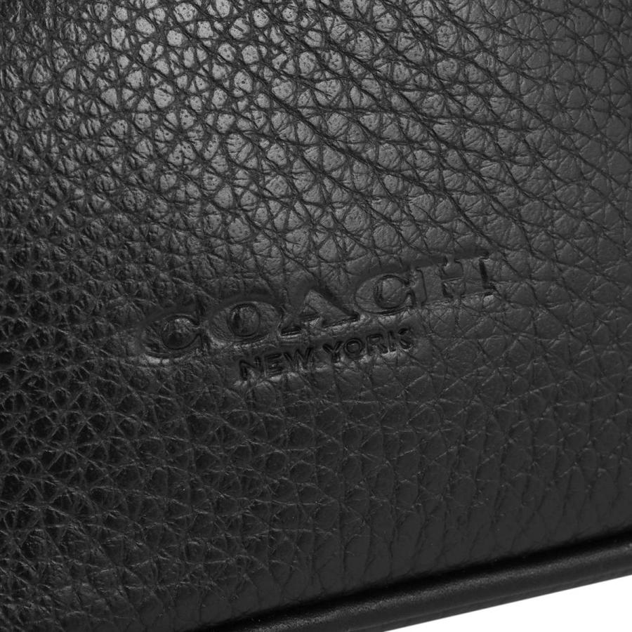 COACH コーチ ショルダーバッグ ぺブルドレザー CS044 QBBK
