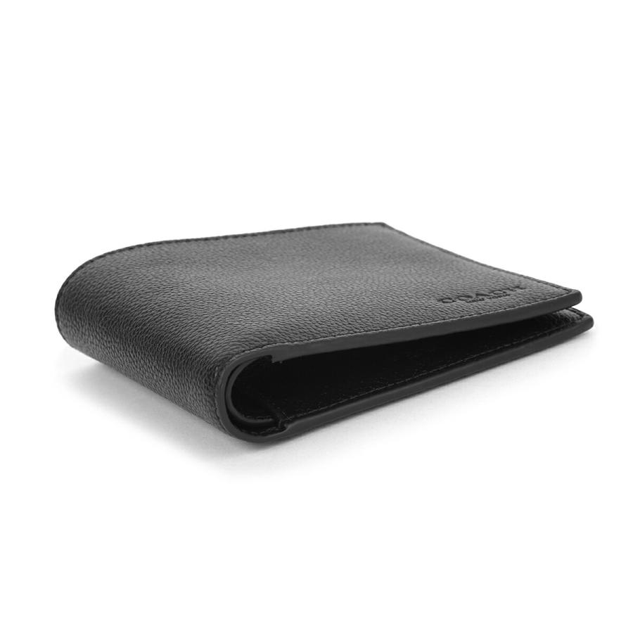 並行輸入 コーチ 2つ折り財布 ぺブルドレザー CS433 BLK | COACH | 03