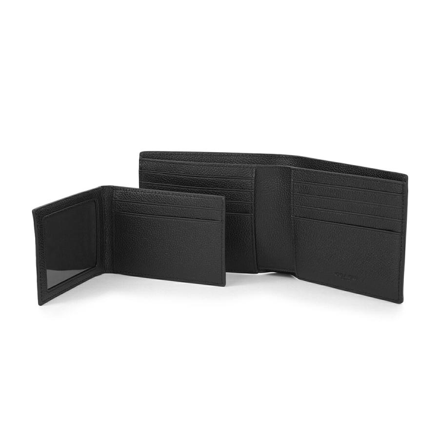並行輸入 コーチ 2つ折り財布 ぺブルドレザー CS433 BLK | COACH | 04