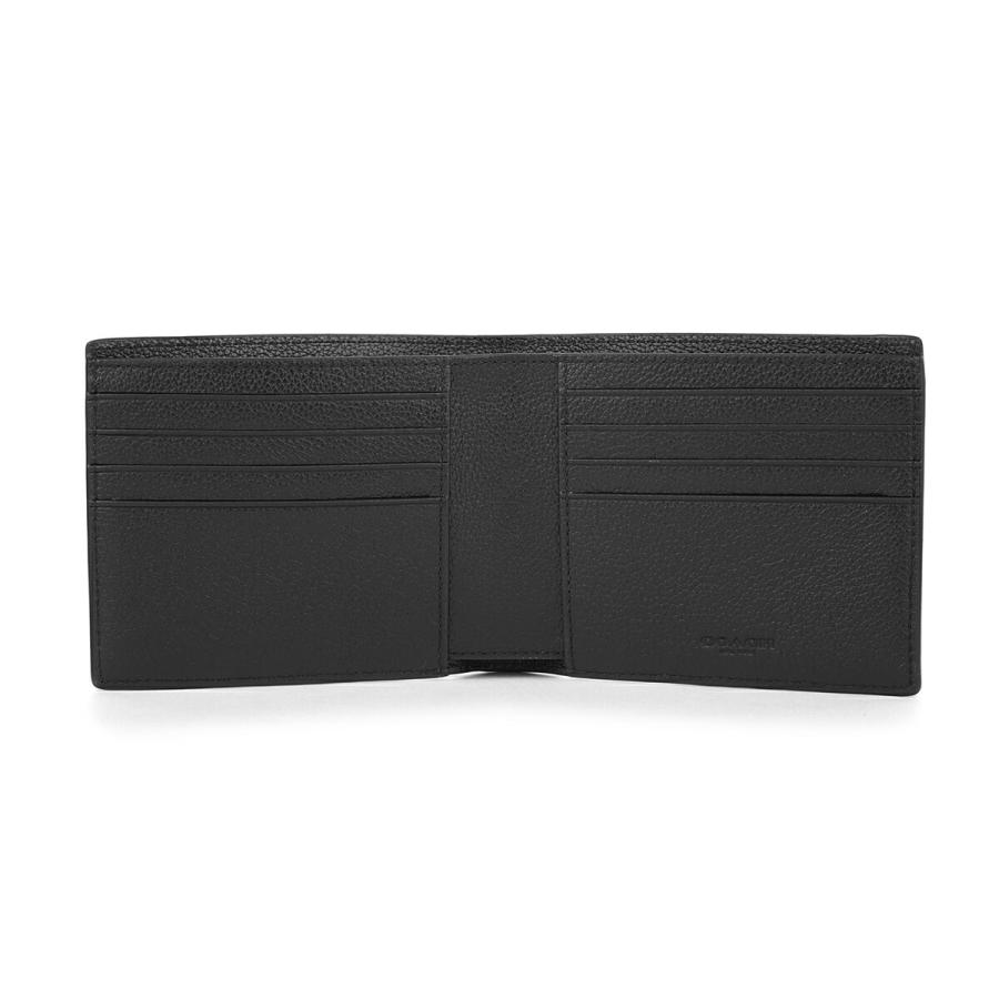 並行輸入 コーチ 2つ折り財布 ぺブルドレザー CS433 BLK | COACH | 05