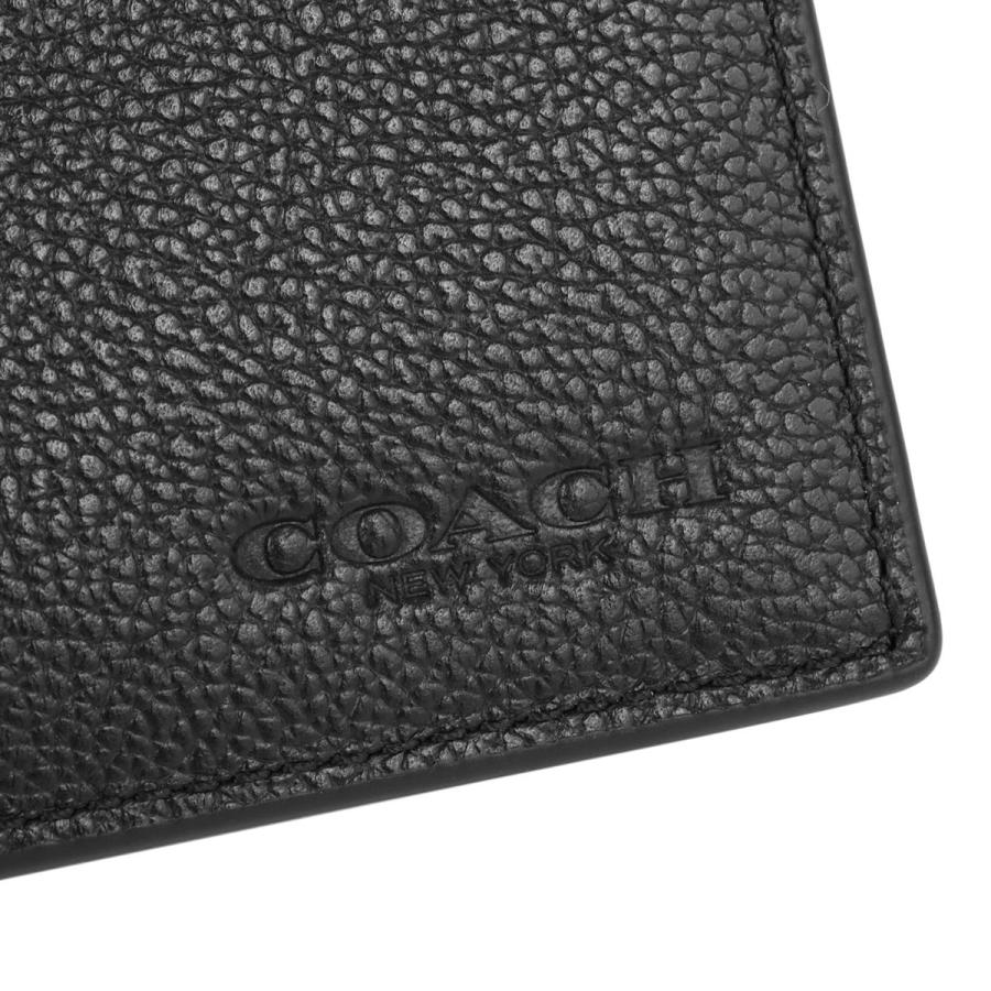 並行輸入 コーチ 2つ折り財布 ぺブルドレザー CS433 BLK | COACH | 07