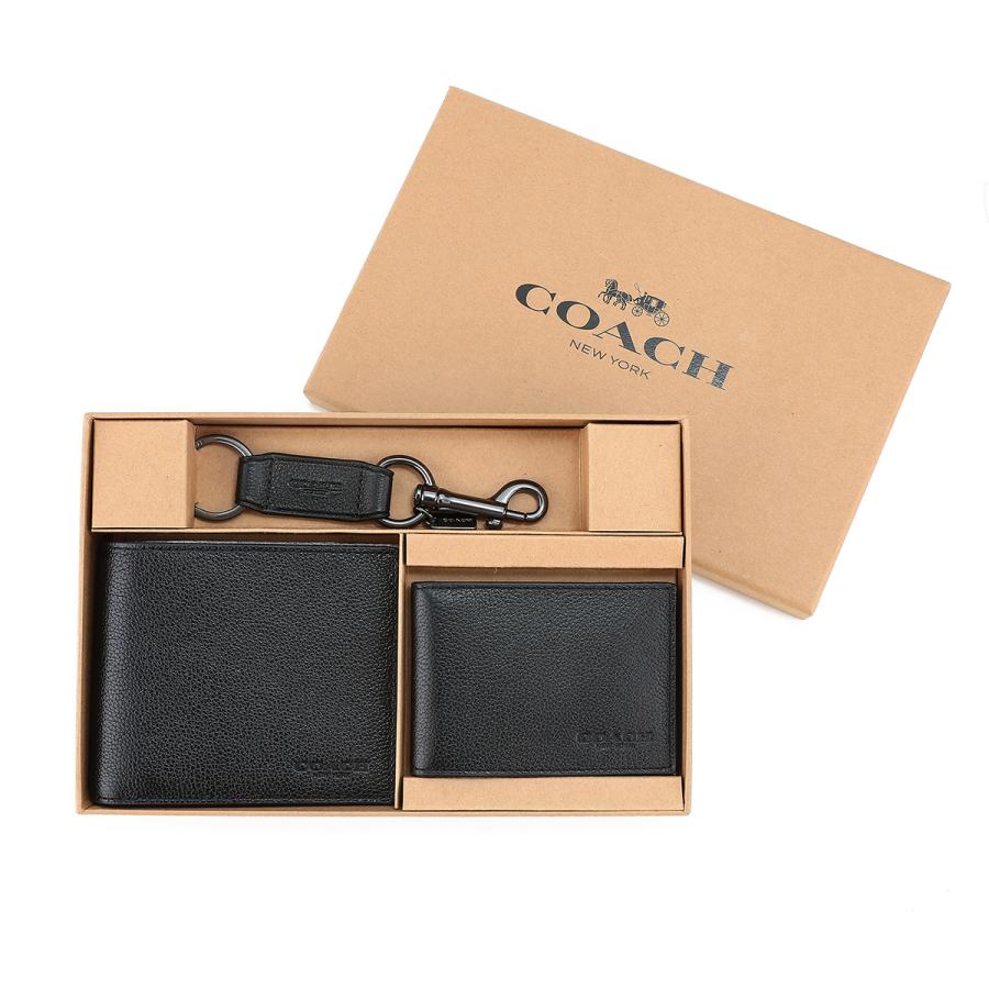 並行輸入 コーチ 2つ折り財布 ぺブルドレザー CS433 BLK | COACH | 09