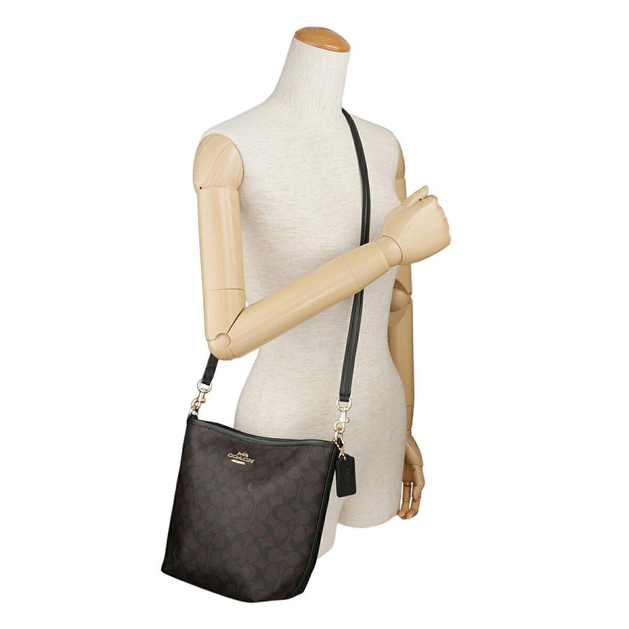 美品✨COACH コーチショルダーバッグハンドバッグブラウン茶シグネチャー総柄 極美品 COACH コーチ ショルダーバッグ シグネチャー PVC レザー