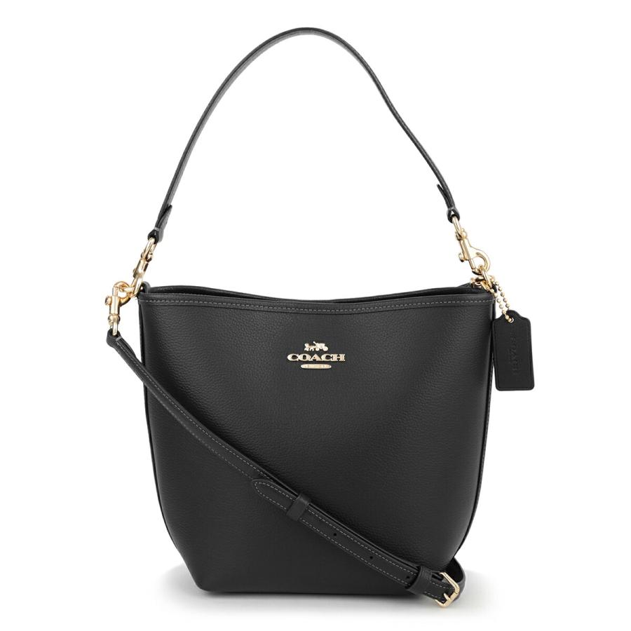 COACH ブラックレザー ハンドバッグ COACH 黒 レザーハンドバッグ ▪️ COACH コーチ ブラック 黒