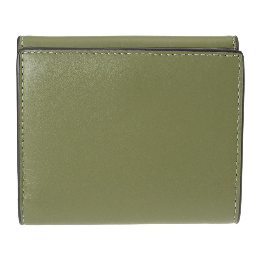 並行輸入 コーチ 3つ折り財布 COACH リファインドカーフレザー CT985 QBMGRレディース カーキグリーン 緑 | COACH | 01