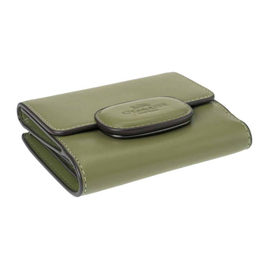 並行輸入 コーチ 3つ折り財布 COACH リファインドカーフレザー CT985 QBMGRレディース カーキグリーン 緑 | COACH | 02