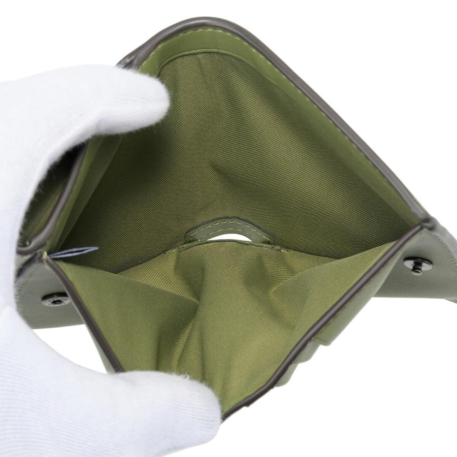 並行輸入 コーチ 3つ折り財布 COACH リファインドカーフレザー CT985 QBMGRレディース カーキグリーン 緑 | COACH | 05