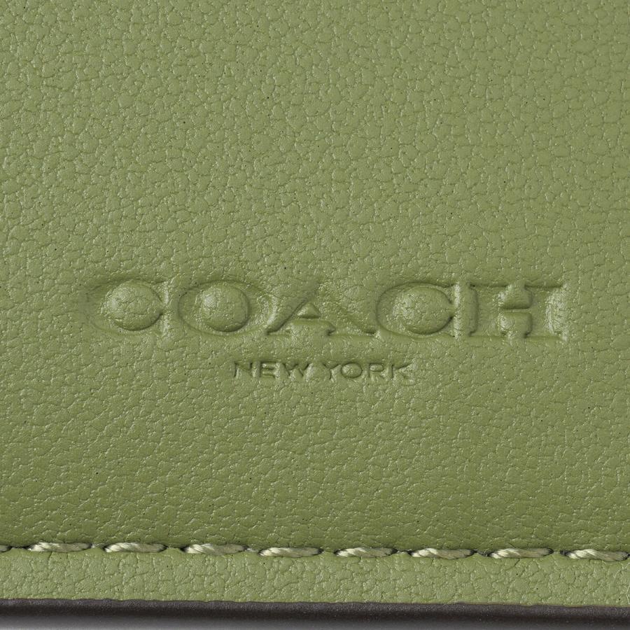 並行輸入 コーチ 3つ折り財布 COACH リファインドカーフレザー CT985 QBMGRレディース カーキグリーン 緑 | COACH | 08