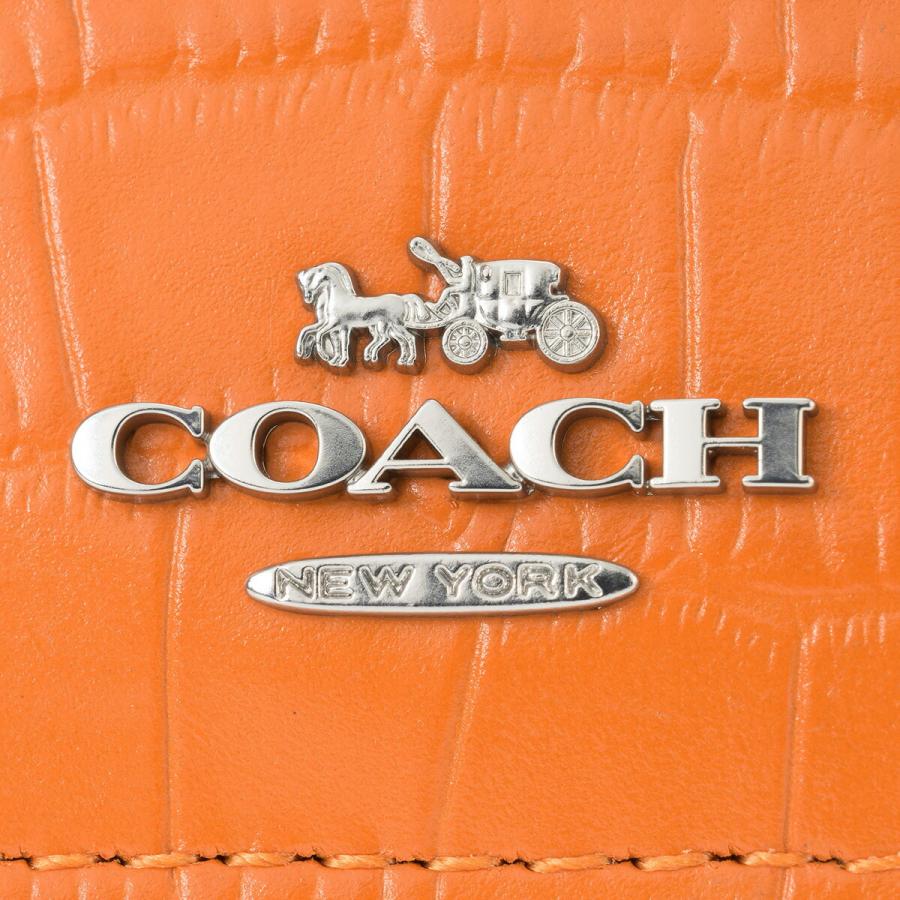 並行輸入 コーチ 3つ折り財布 クロコダイル エンボスド レザー CU914 SVS5B | COACH | 07