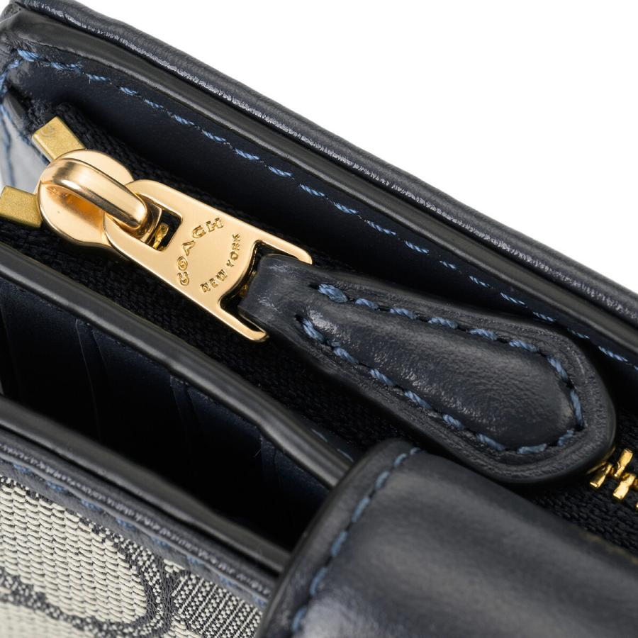 COACH コーチ 2つ折り財布 シグネチャー ジャカード CU987 IMX1X COACH コーチ 2つ折り財布 シグネチャー ジャカード CU987 IMX1X
