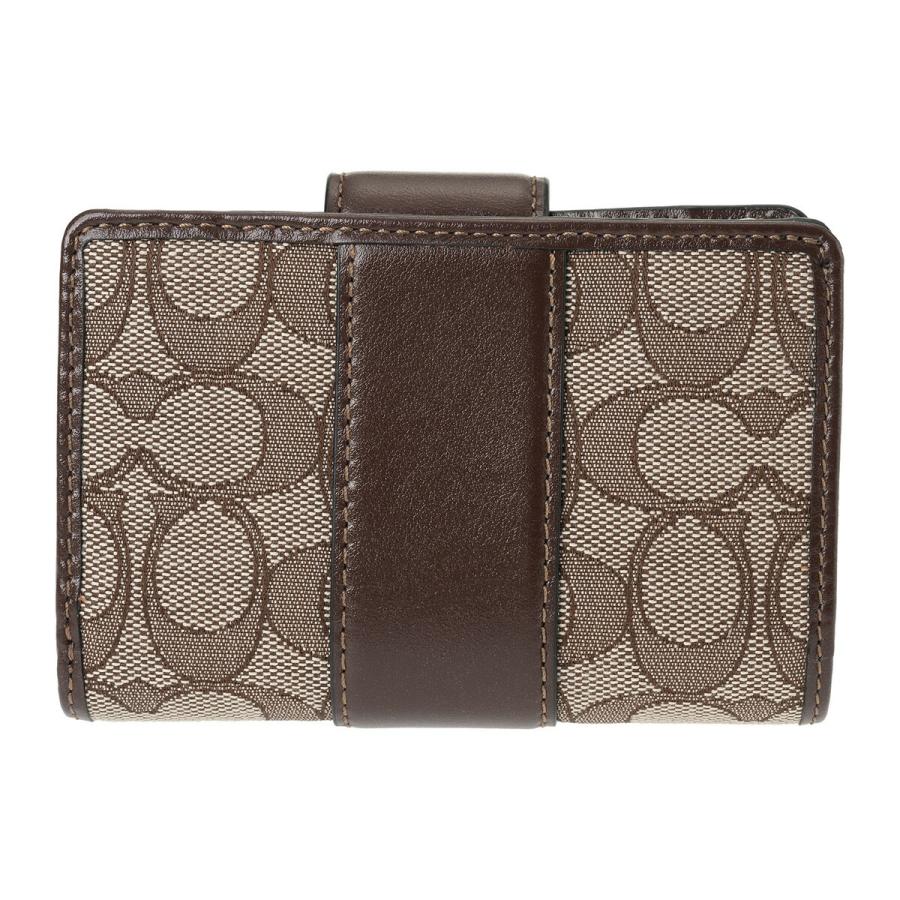 COACH 並行輸入 コーチ 2つ折り財布 シグネチャー ジャカード CU987