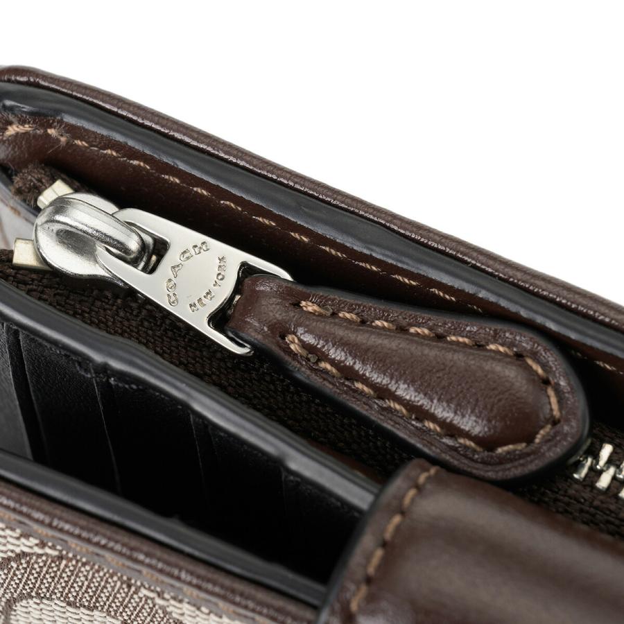 COACH（コーチ） 並行輸入 2つ折り財布 シグネチャー ジャカード CU987