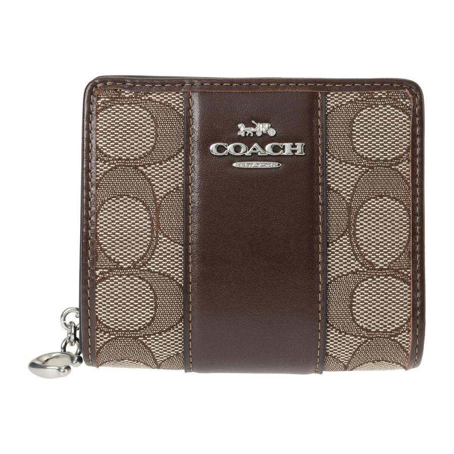COACH（コーチ） 並行輸入 2つ折り財布 シグネチャー ジャカード CU991