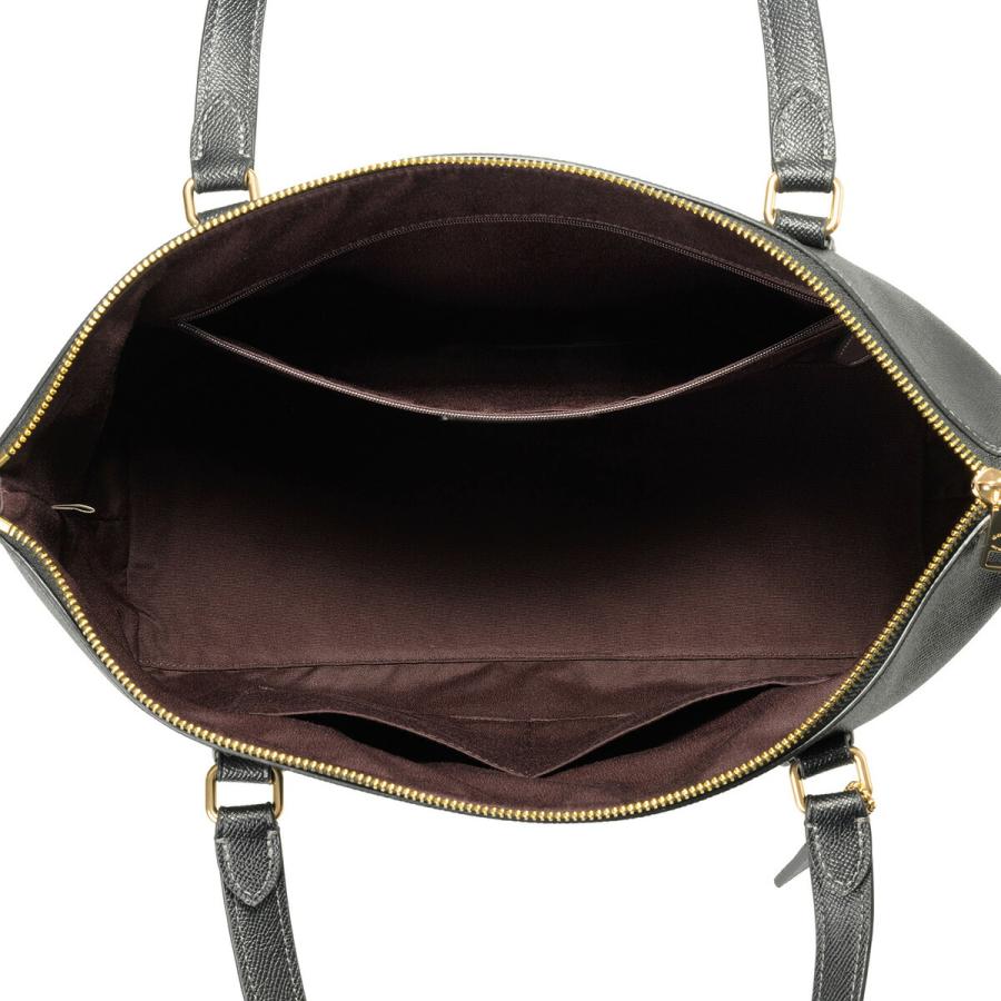 COACH コーチ トートバッグ クロスグレイン CV402 IMBLK