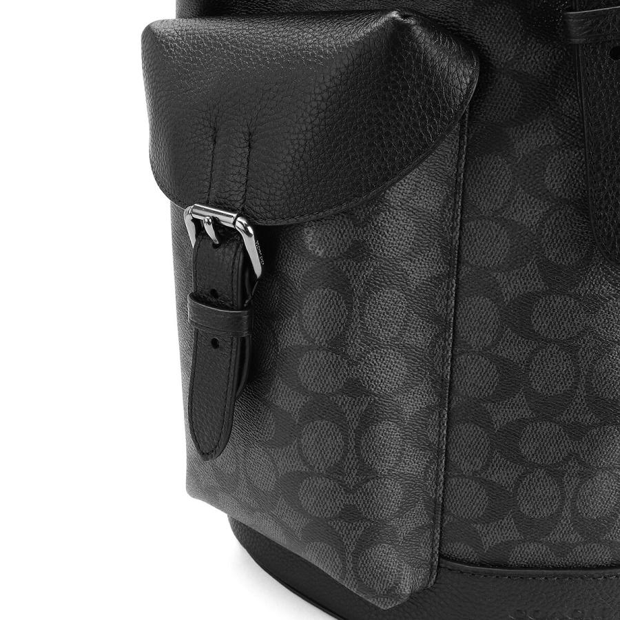 極美品✨コーチ シグネチャー リュック バックパック ハンドバッグ チェーン COACH コーチ リュックサック シグネチャー コーティング