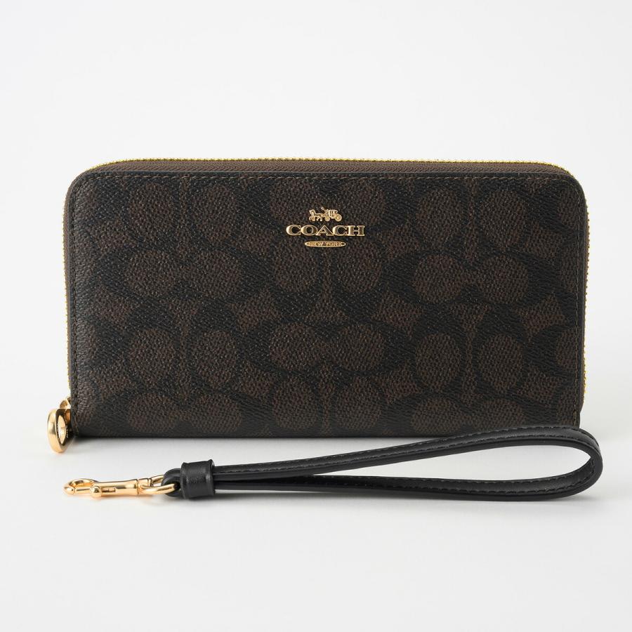 COACH シグネチャー ラウンドファスナー 長財布とカード入れセット販売 COACH（コーチ） 並行輸入 長財布(ラウンドファスナー) シグネチャー