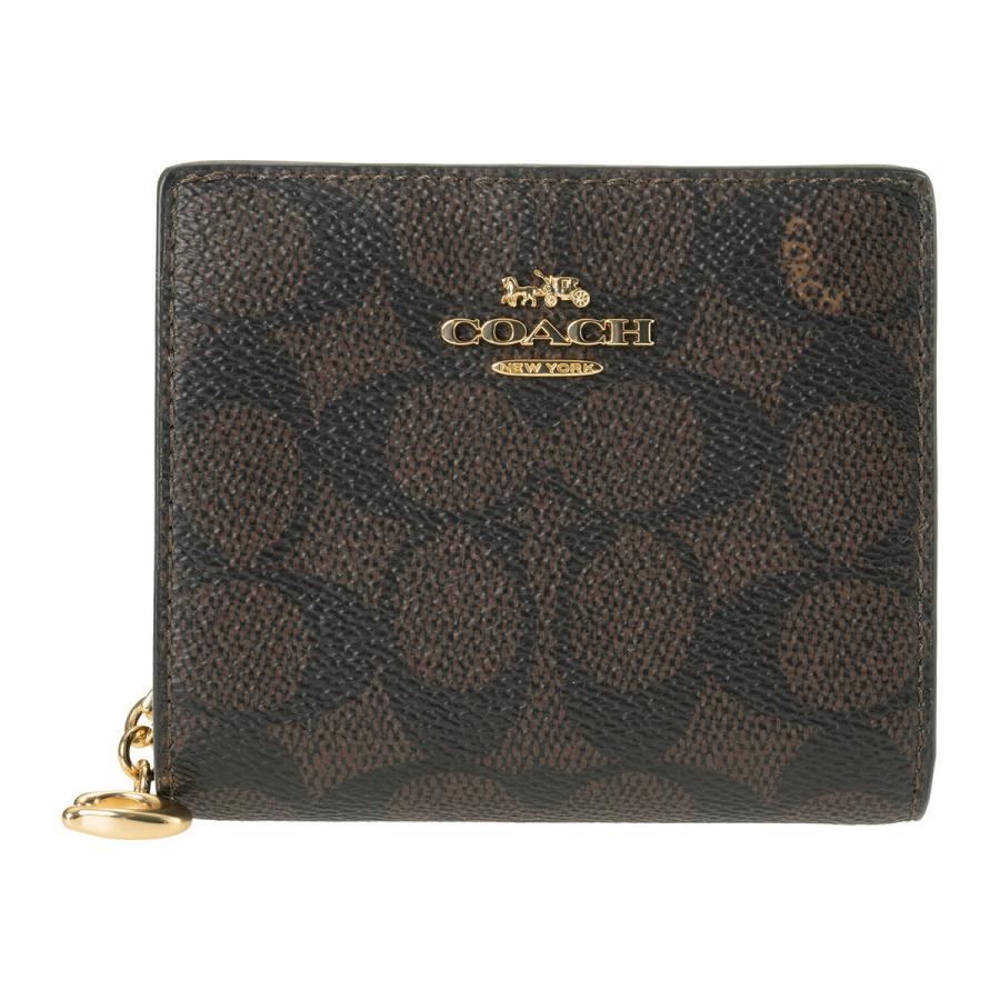 COACH（コーチ） 並行輸入 2つ折り財布 シグネチャー キャンバス CW789