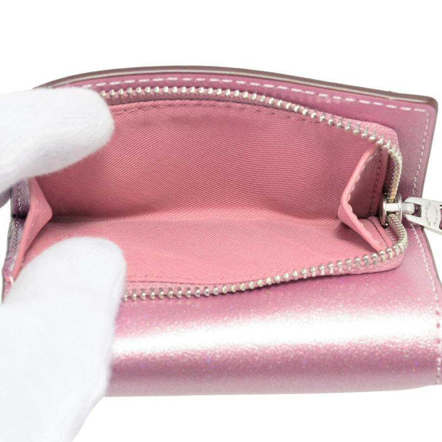 新品 コーチ COACH 3つ折り財布 マイクロ ウォレット メタリックピンク COACH（コーチ） 財布 レディース 3つ折り 折財布 ミニ財布 コンパクト