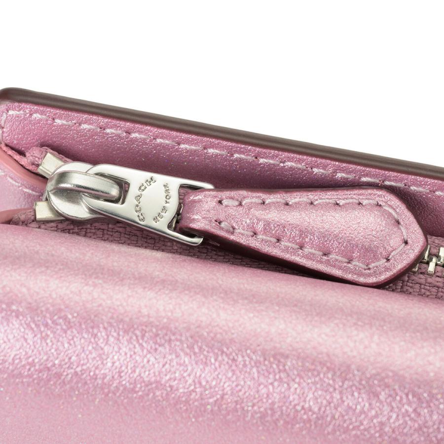 COACH（コーチ） 並行輸入 3つ折り財布 パーライズド スムースレザー