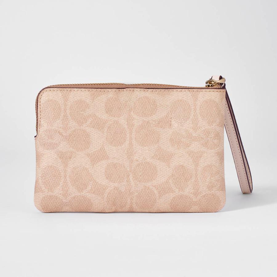COACH（コーチ） 並行輸入 ポーチ シグネチャーキャンバスストライプ