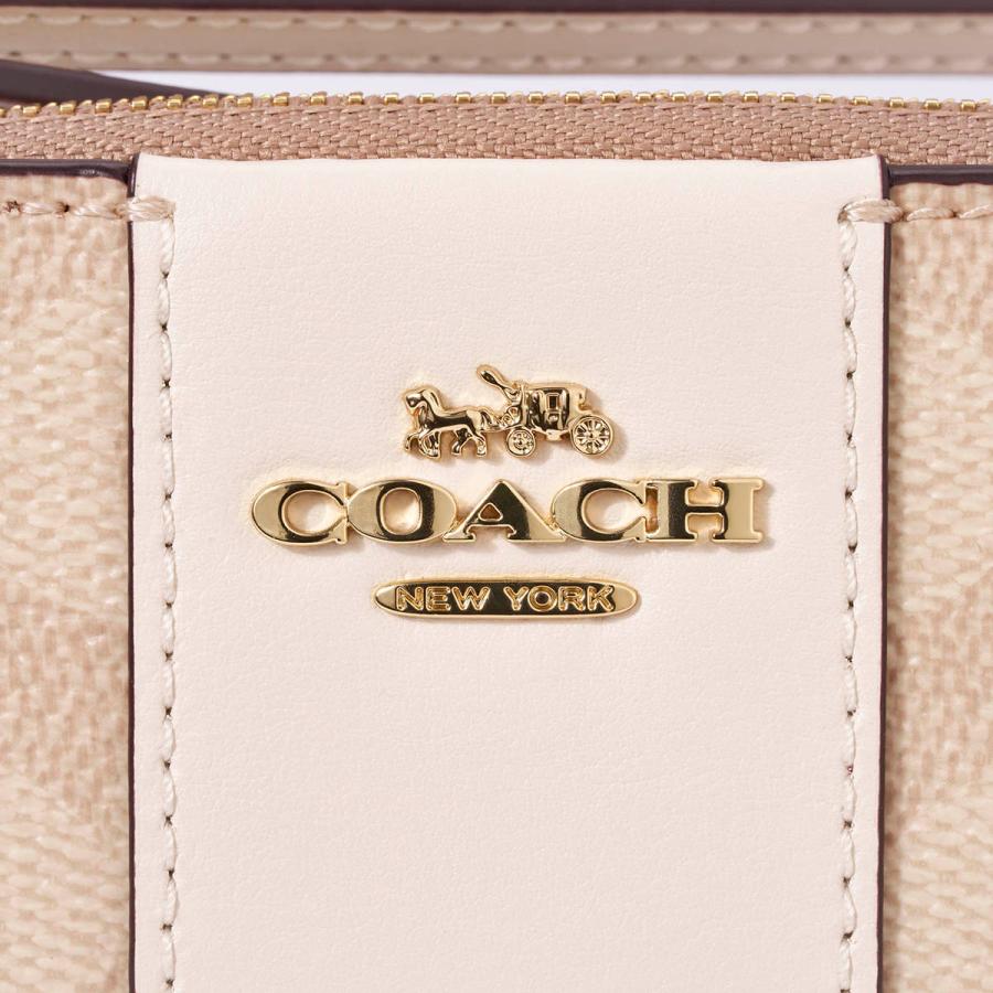 COACH（コーチ） 並行輸入 ポーチ シグネチャーキャンバスストライプ