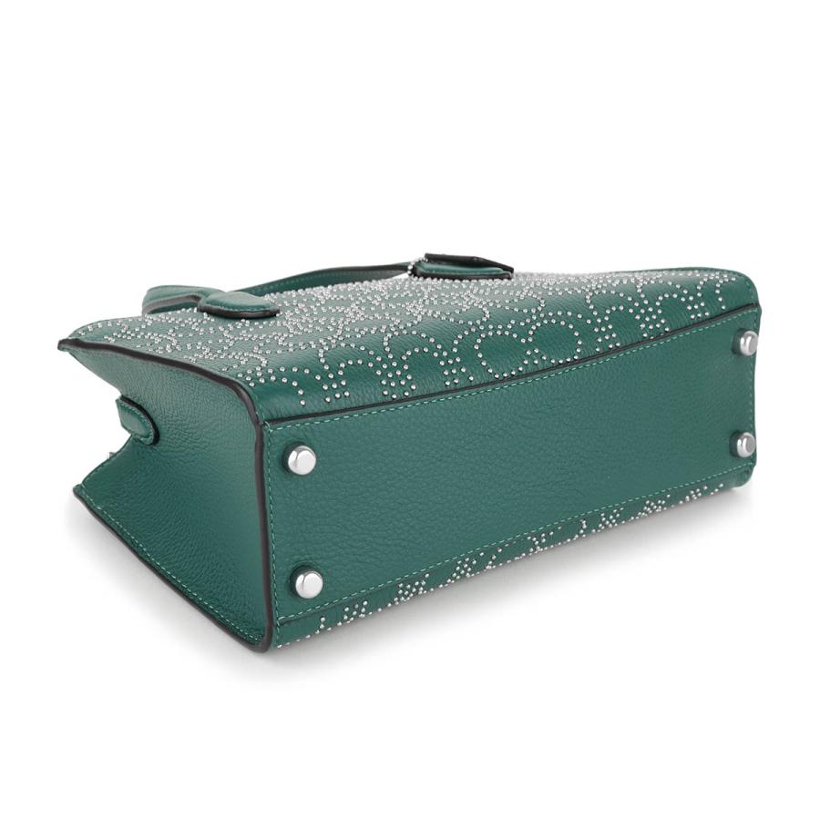 バッグ COACH shoulderbag green turnlock nubuck COACH shoulderbag green turnlock nubuck