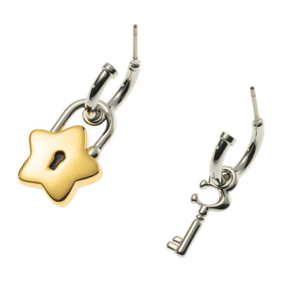 並行輸入 コーチ ピアス COACH スター パッドロック アンド CY096 A31レディース シルバー ゴールド | COACH | 02