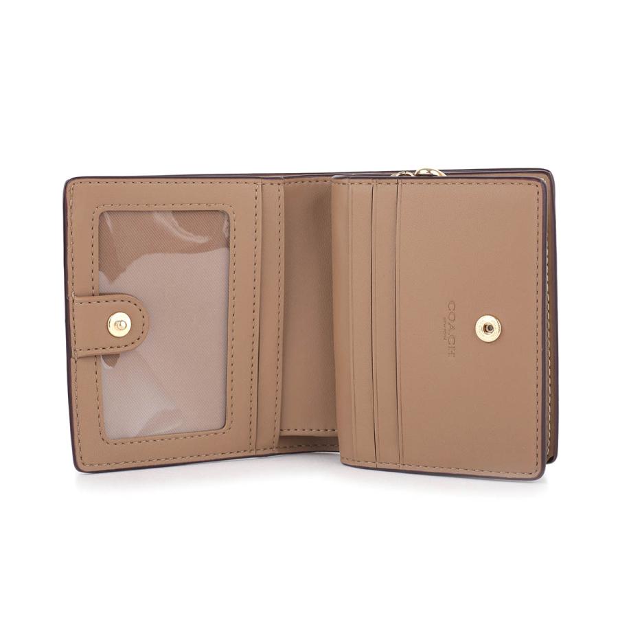 並行輸入 コーチ 2つ折り財布 COACH シグネチャー リップスプリント CZ952 IMSASレディース ベージュ | COACH | 03