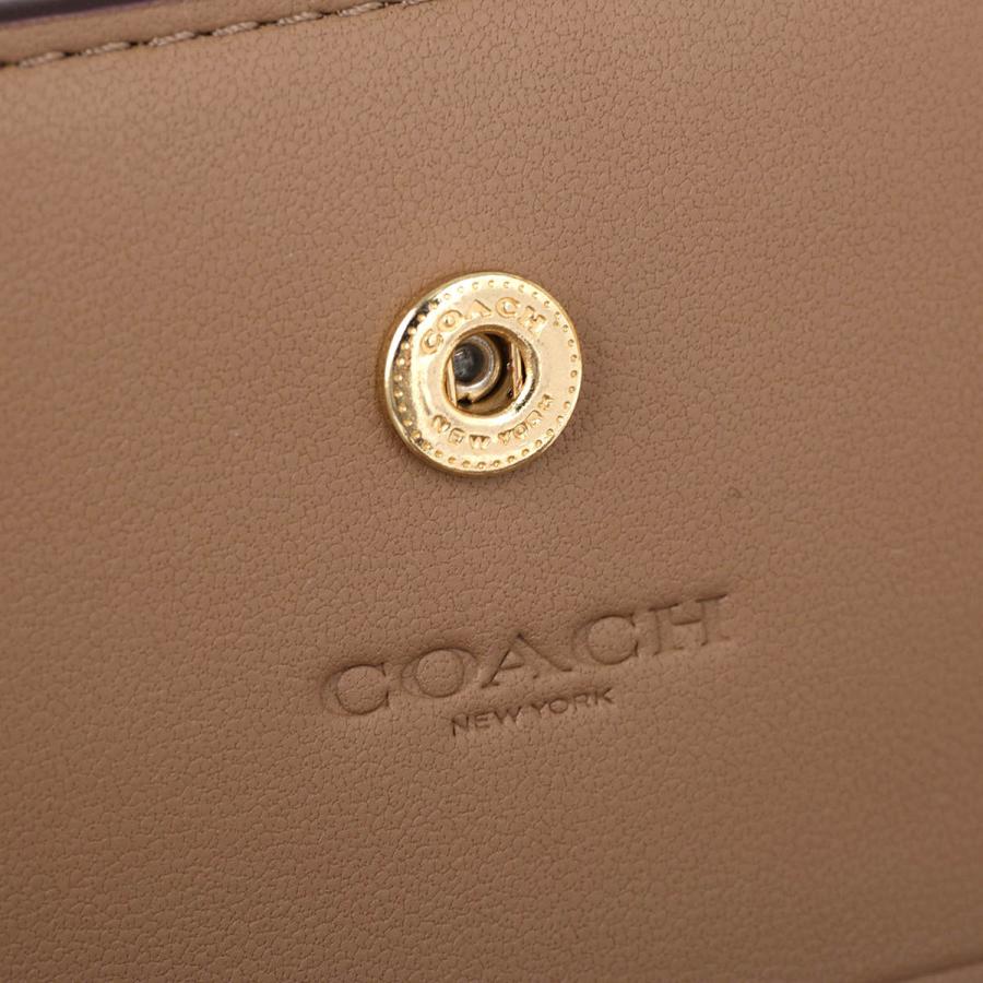 並行輸入 コーチ 2つ折り財布 COACH シグネチャー リップスプリント CZ952 IMSASレディース ベージュ | COACH | 08