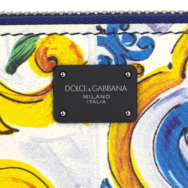 並行輸入 ドルチェ＆ガッバーナ  長財布(ラウンドファスナー) マジョリカ プリント BP1672 AH525 HAP63 ホワイト 白 爆買 | DOLCE&GABBANA | 05