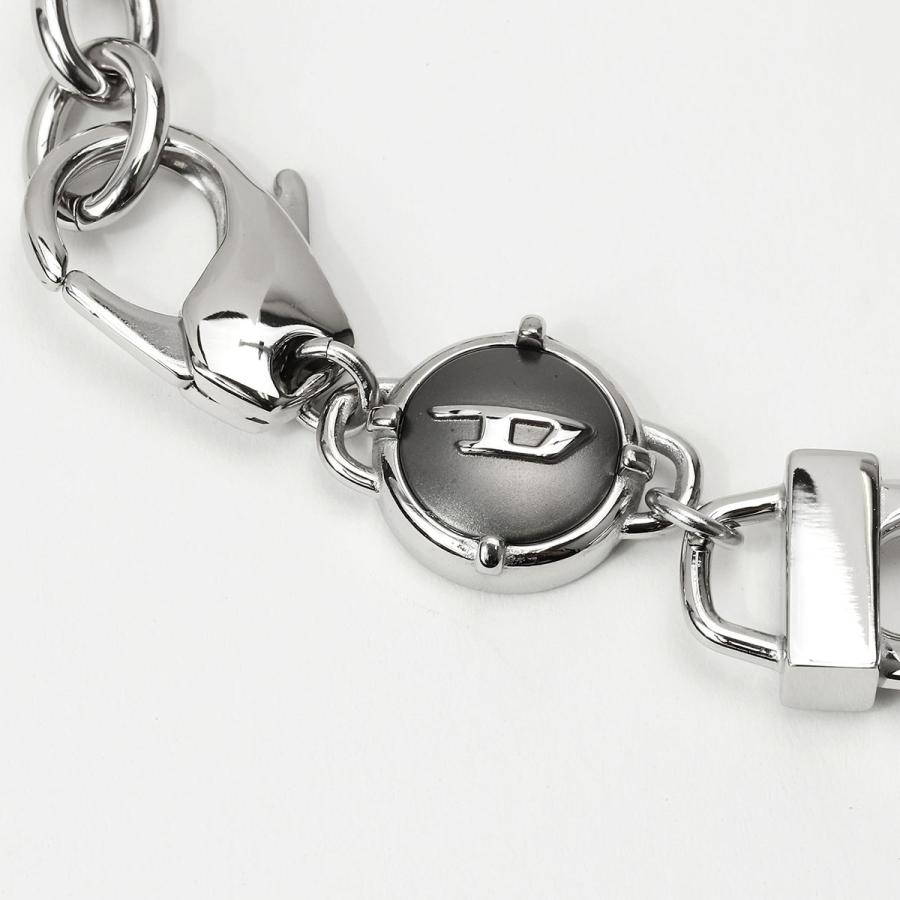 並行輸入 ディーゼル ブレスレット DIESEL オーバル ディー DX1351040ユニセックス シルバー 銀の画像