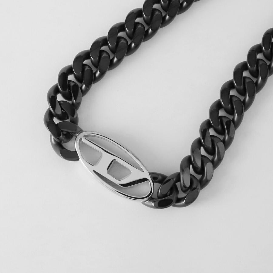 DIESEL（ディーゼル） 並行輸入 ネックレス オーバル ディ ロゴ